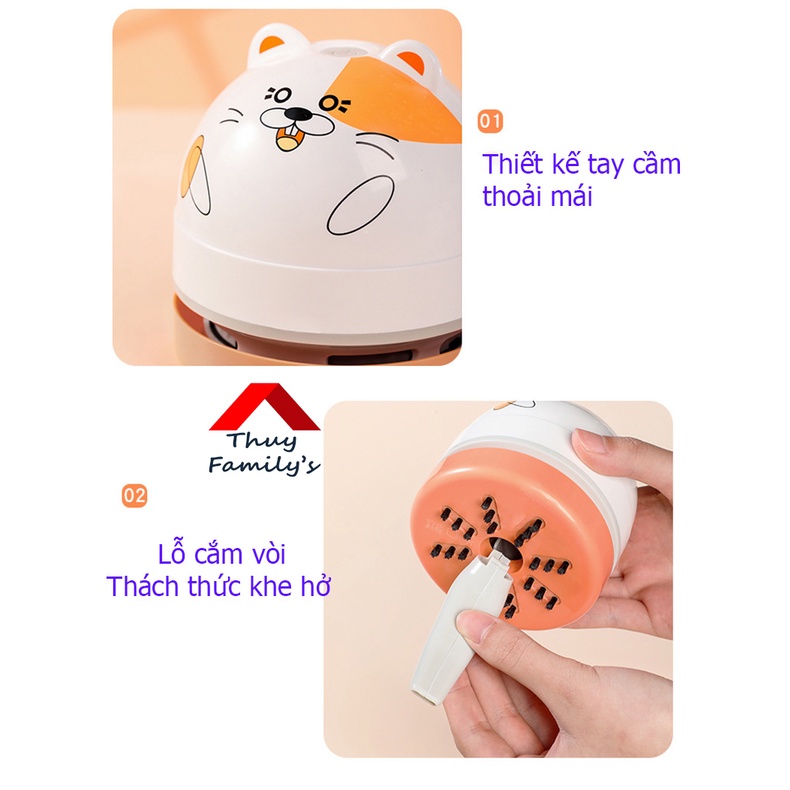 MÁY HÚT BỤI BÀN PHÍM MINI CACUUM SWEEPER. CHO BÀN HỌC SINH, VỆ SINH LAPTOP, LAPTOP, GÓC HỌC TẬP, BÀN LÀM VIỆC.