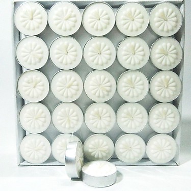 Nến tealight hoa mai 100 viên đốt cháy 4 tiếng không mùi không khói