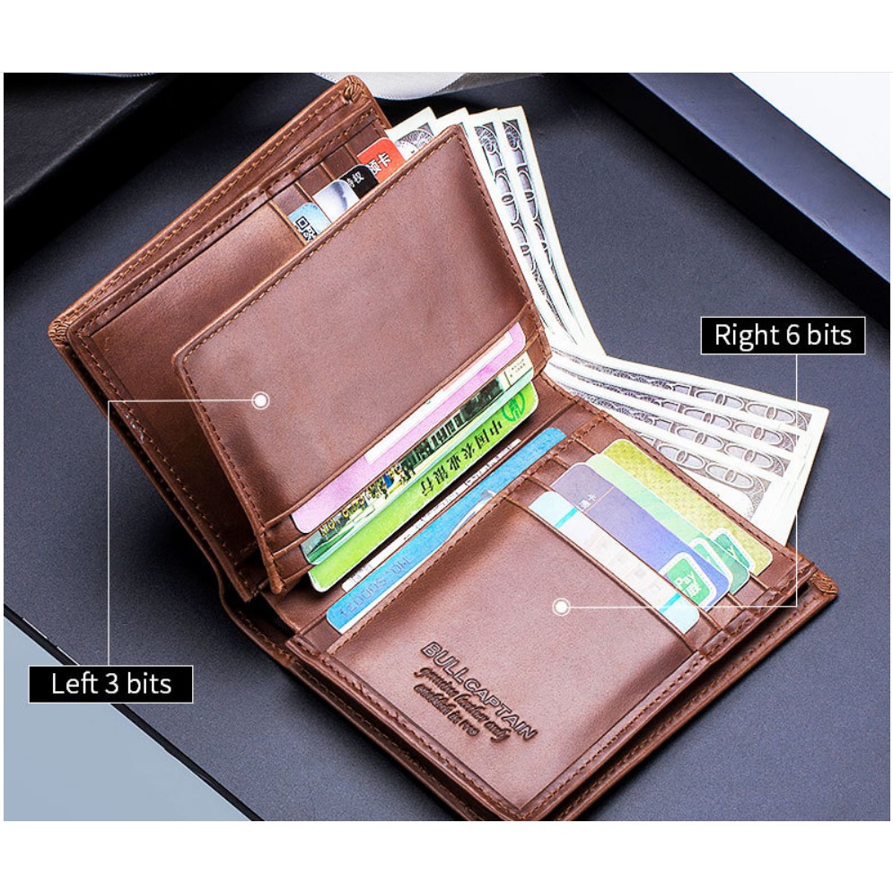 ví nam 100% da bò thật cao cấp phong cách mới