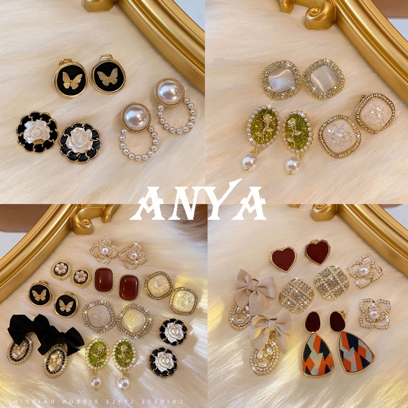 Khuyên Tai Đính Ngọc Trai Phong Cách Hàn Quốc Thời Trang