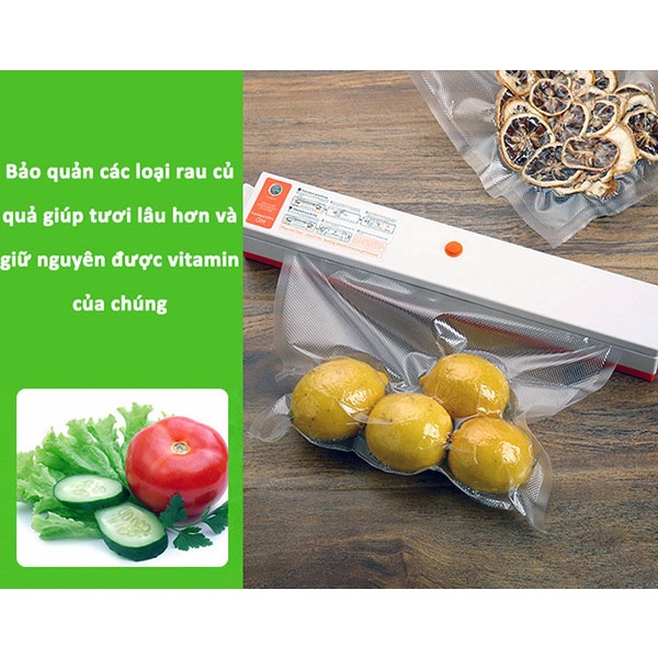Máy Hút Chân Không Thực Phẩm Fresh Pack Pro -Máy Hút Chân Không Kiêm Hàn Miệng Túi -Bảo Quản Thực Phẩm