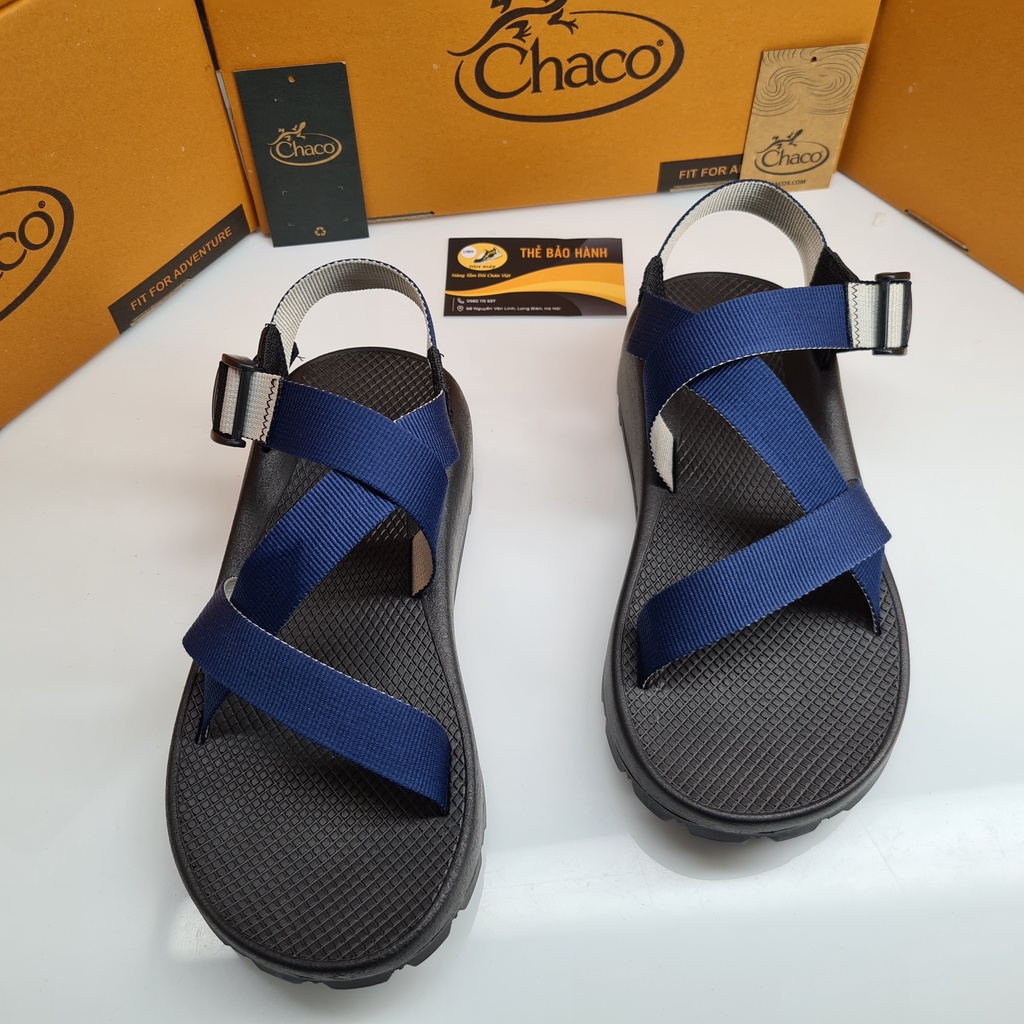 Giày Sandal Chaco Nam - Xanh TG6814, Dép Sandal Chaco Bảo hành 12 tháng