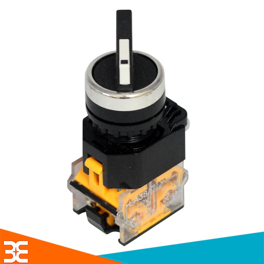 Công Tắc Xoay 3 Vị Trí LA38 440VAC-10A Tự Hồi NO/NC