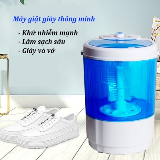 Máy giặt giày mini 360 độ siêu sạch