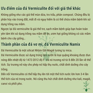 Đá Vermiculite – đá Vơ mi Namix