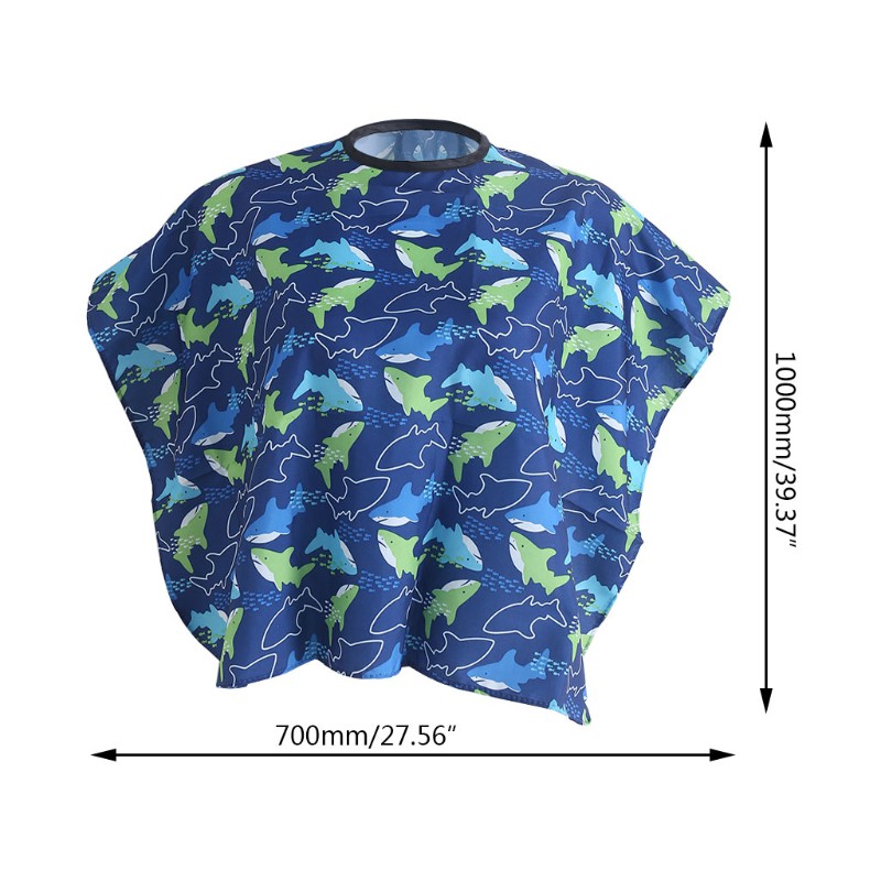 [Hàng mới về] Áo choàng cắt tóc chống thấm nước tiện dụng cho bé