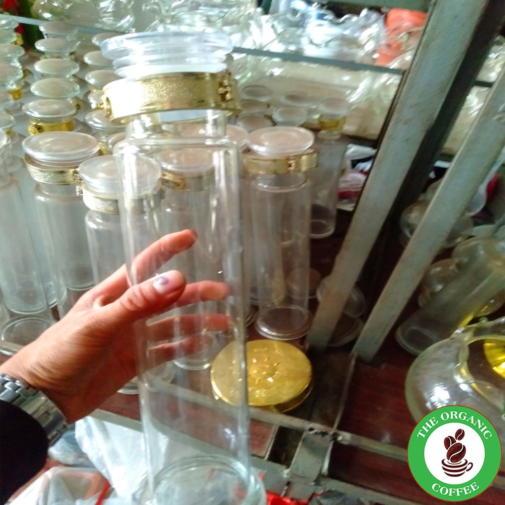 Bình Ngâm Rượu Thủy Tinh Ngâm Sâm