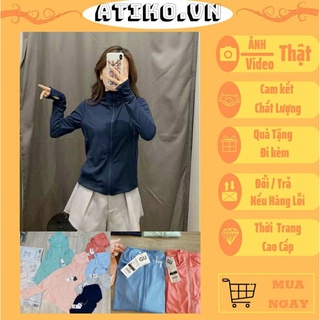[ Hình Thật ]👚 Áo Khoac Chống Nắng Thông Hơi ,Chat lieu GU
