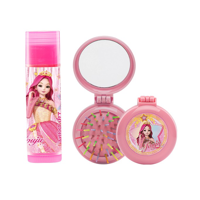 Set son dưỡng+ Bộ gương lược cho bé Little Bling Secret Jouju "Guardians of Star"