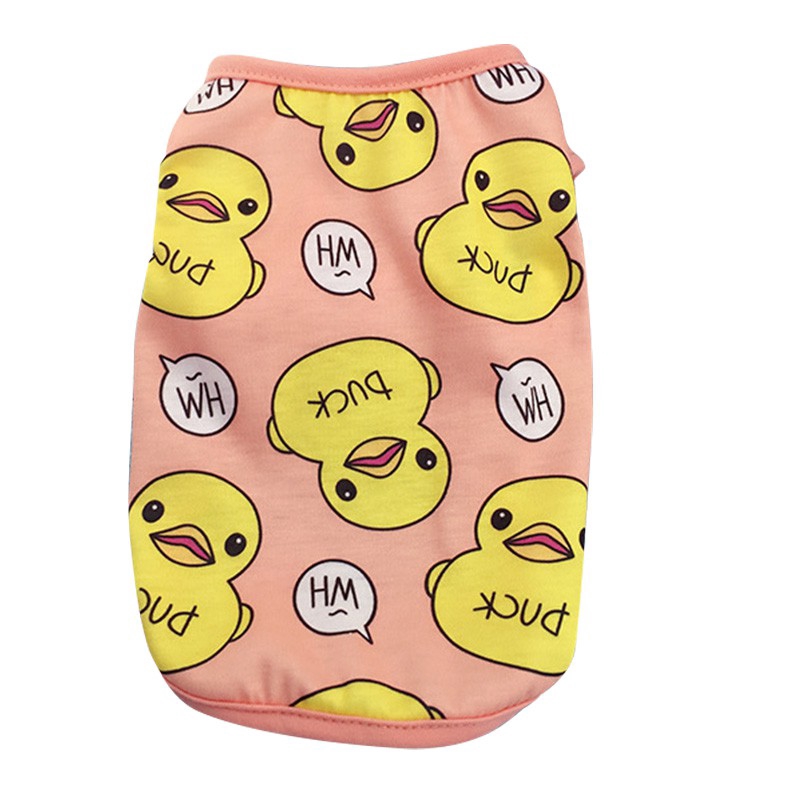 Áo sát nách chất vải cotton dễ thương dành cho thú cưng