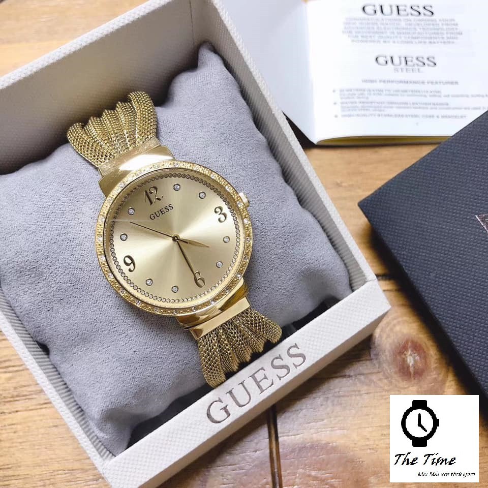 ( Sẵn 3 màu ) Đồng hồ nữ GUESS CHIFFON WATCH W1083L1 /W1083L2 /W1083L3 Case 36mm. 3ATM
