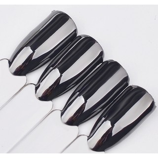 Bột tráng gương đen cao cấp trang trí móng, chuyên dụng làm nail - Hiệu ứng gương bóng đẹp
