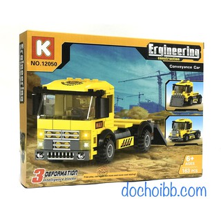 Lego Lắp Ráp 3 Kiểu Xe Tải Công Trình 12050