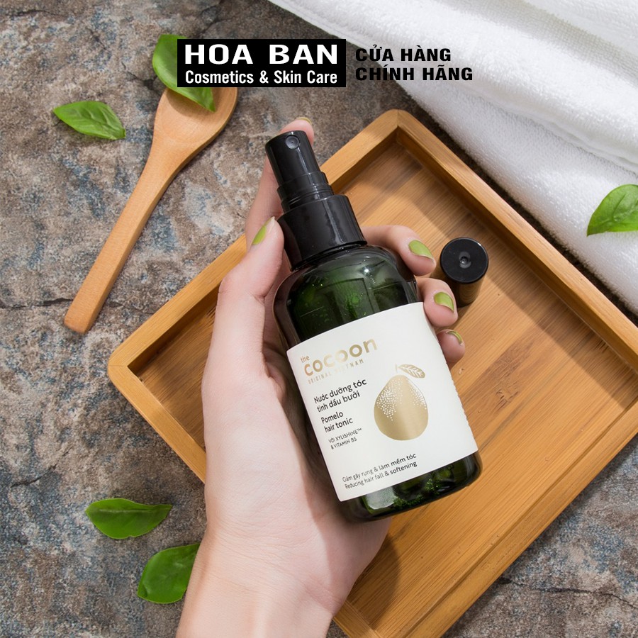 Nước Dưỡng Tóc Tinh Dầu Bưởi Cocoon 140ml - Hoa Ban Cosmetic