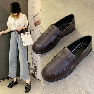 Giày búp bê nữ mũi vuông phong cách hàn quốc