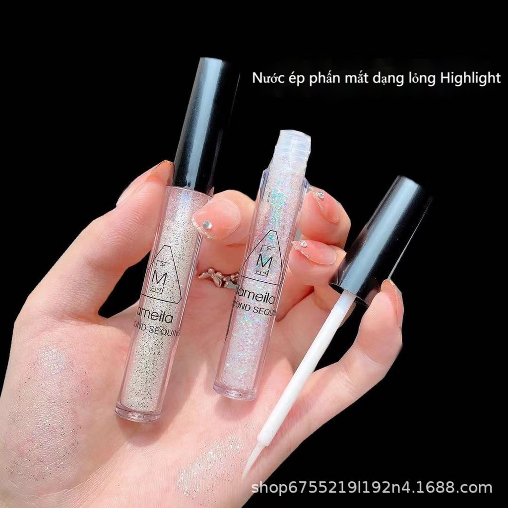 Nhũ mắt kim tuyến MINIGIRL, highlight bắt sáng, bút gel nhũ lấp lanh nhiều màu sắc siêu quyến rũ