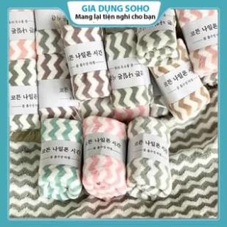 Khăn Mặt Hàn Quốc 50x35cm (Có Dòng Kẻ)