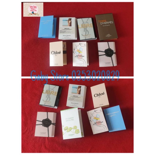 Set 7 vial nước hoa