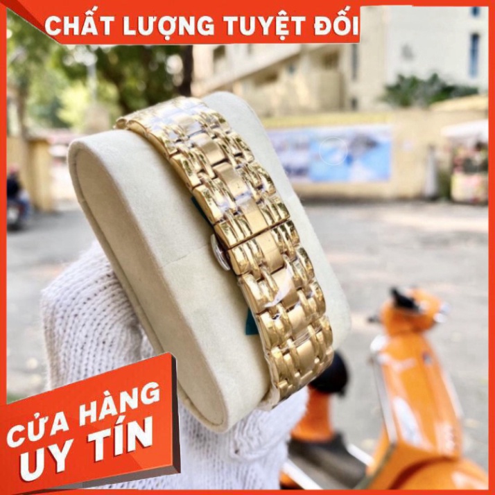 Đồng Hồ Nam omega Sapphire OM047 Case 38mm ĐEN Mặt Trăng khuyết Máy Pin Nhật