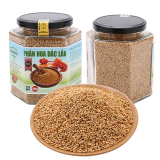 Phấn ong đắk lắc nguyên chất 100%, hũ thủy tinh 1kg phấn hoa thiên nhiên