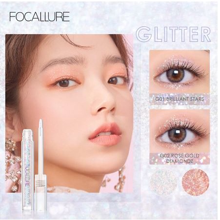 Combo 5 Phấn mắt dạng lỏng Focallure 5 màu nhũ ánh kim tuyến | BigBuy360 - bigbuy360.vn