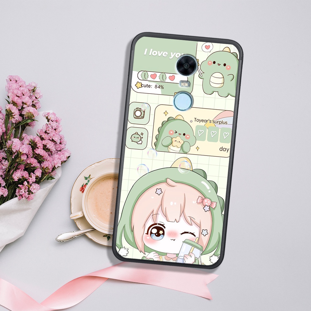 [HOT]ỐP XIAOMI REDMI 5 - REDMI NOTE 3 - REDMI 5 PLUS  , IN HÌNH KHỦNG LONG CHIBI SIÊU DỄ THƯƠNG.