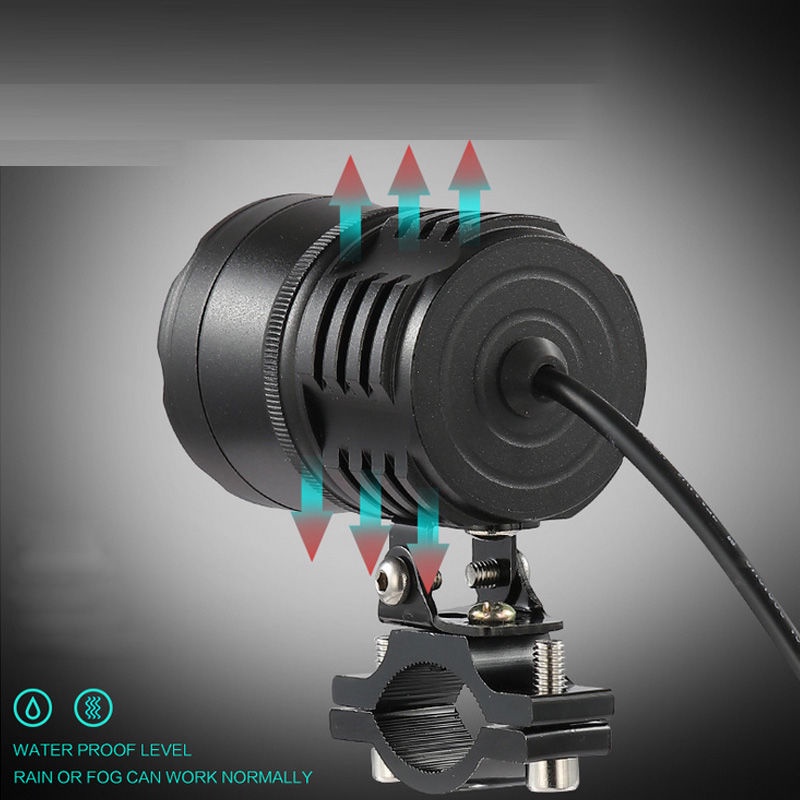 1/2 Đèn Pha 12V-84V 6500k 60W Siêu Sáng Cho Xe Máy