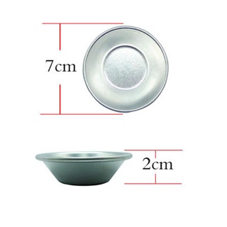5 Khuôn Tart Tròn TRƠN 7cm