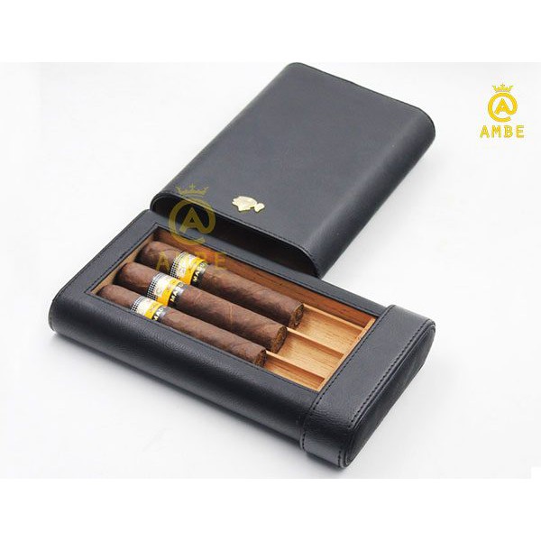 Bao da giữ ẩm xì gà 3 điếu Cohiba P380