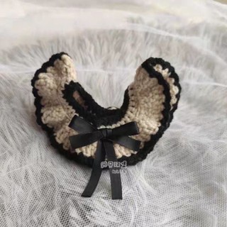 Yếm tròn nơ bèo cho chó mèo