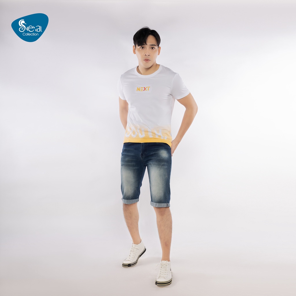 Áo Thun Nam Tay Ngắn Cổ Tròn Sea Collection Thêu NEXT 8827