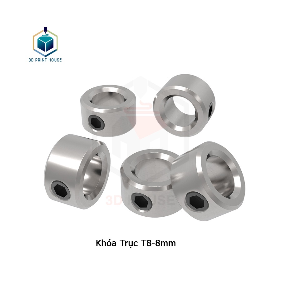 Vòng Khóa Vitme T8 - 8mm (Inox 304)