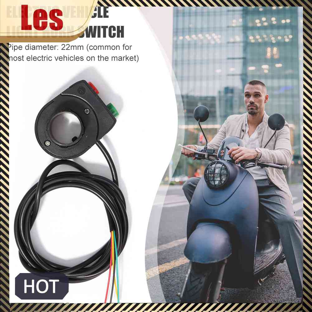Công Tắc Đèn Pha / Đèn Đuôi Xe Đạp Điện 2 Trong 1