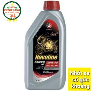 Nhớt xe số gốc khoáng Caltex Havoline Super4T 20w50 [ 1L ]