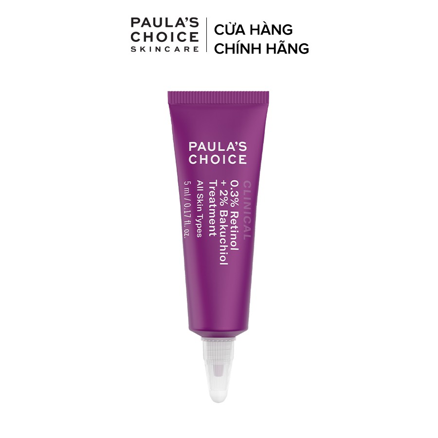 Tinh chất chống lão hóa từ Retinol và Bakuchiol Paula's Choice Clinical 0.3% Retinol + 2% Bakuchiol 5ml Mã 8016 | BigBuy360 - bigbuy360.vn