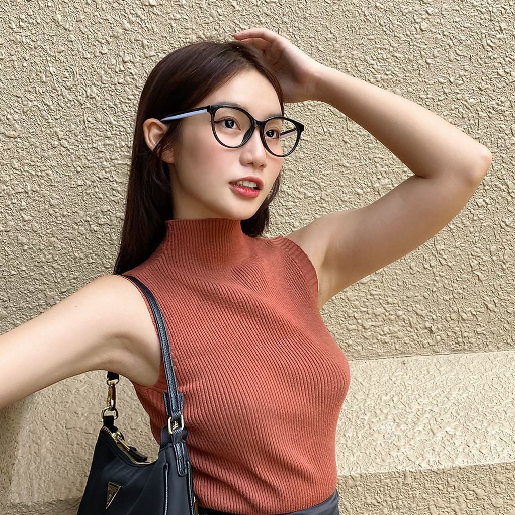 Gọng kính mắt mèo nữ Lilyeyewear chất liệu nhựa dày dặn màu sắc thời trang 8265 | BigBuy360 - bigbuy360.vn