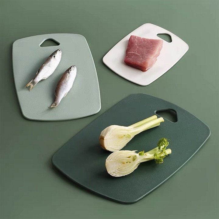 Bộ 3 thớt nhựa lúa mạch kháng khuẩn chống trượt chất liệu cao cấp dành cho căn bếp gia đình, siêu tiện ích
