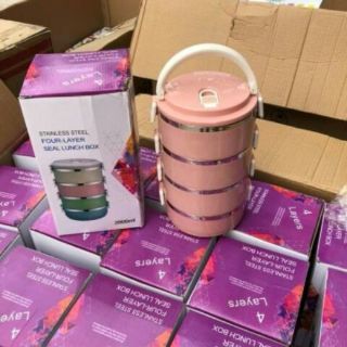 Hộp Đựng Cơm Văn Phòng 4 Tầng