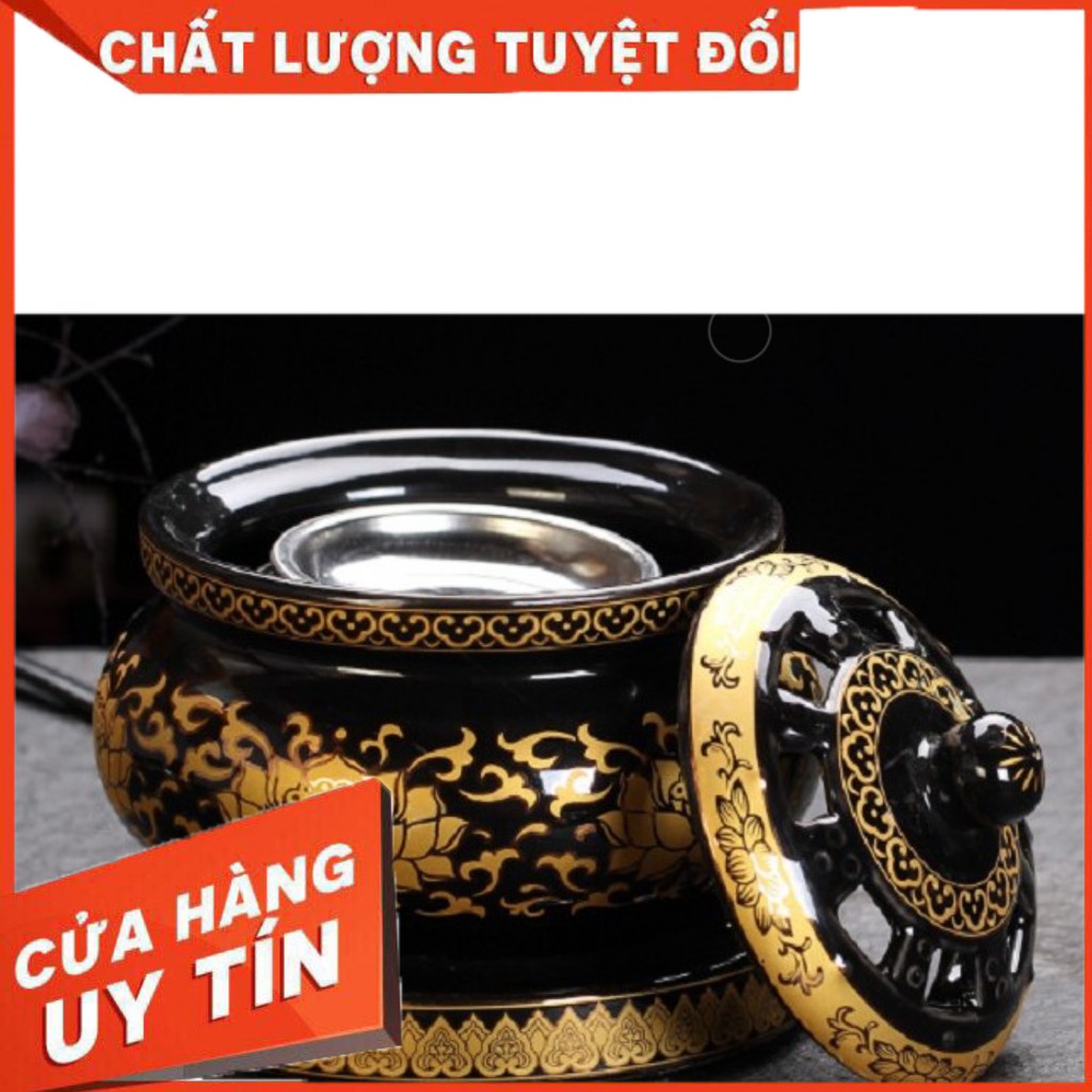 Lư điện xông trầm, tinh dầu - lò điện đốt trầm size to