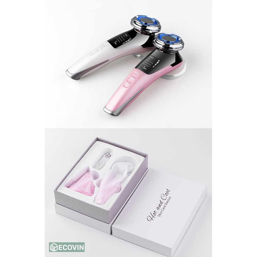 Máy Massage Mặt ION Nóng Lạnh Cầm Tay, Mát Xa Nâng Cơ Mặt, Đẩy Dưỡng Chất 💝FREESHIP💝 | BigBuy360 - bigbuy360.vn
