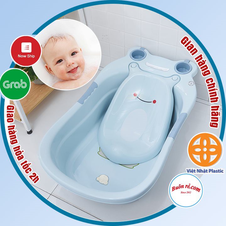Chậu Tắm Hình con ếch , Chậu tắm hokori Cho Bé Đa Năng Dễ Dàng Sử Dụng Phù Hợp Cho Trẻ Nhỏ