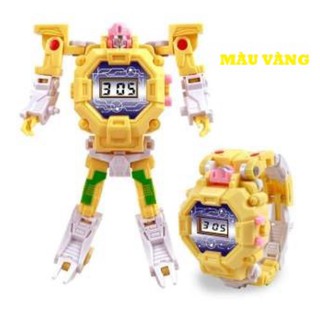 Đồng Hồ Điện Tử Cao Cấp  Dành Cho Trẻ Em Biến Hình Robot 2 Trong 1 DHROBOT02