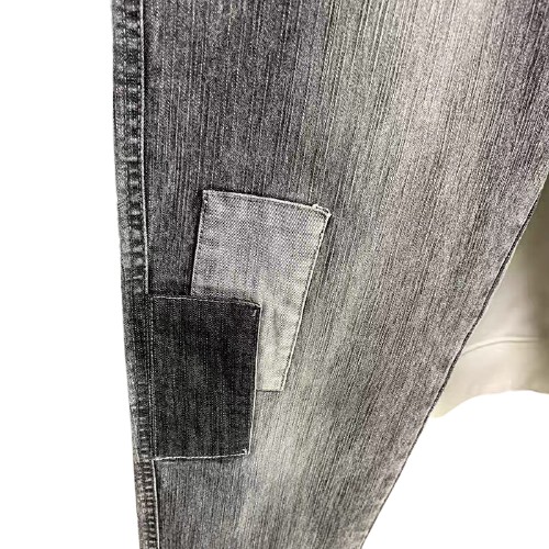 Quần jeans nam cao cấp hàng xuất dư - Màu ghi đen