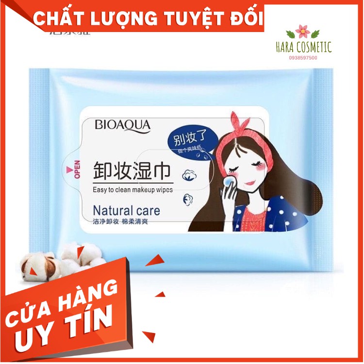 Khăn Giấy Ướt Tẩy Trang Bio Aqua