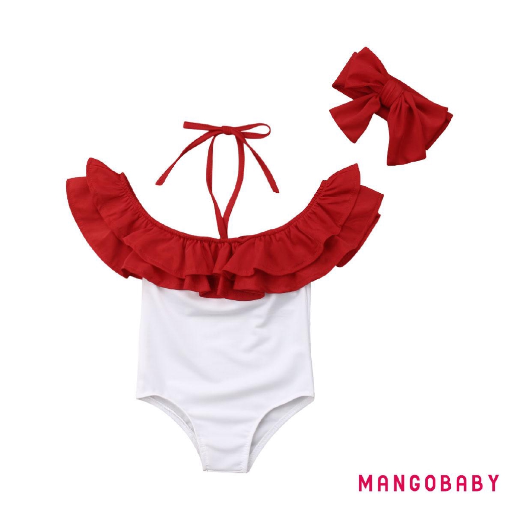 Áo Bơi + Quần Bơi Dễ Thương Cho Bé Gái