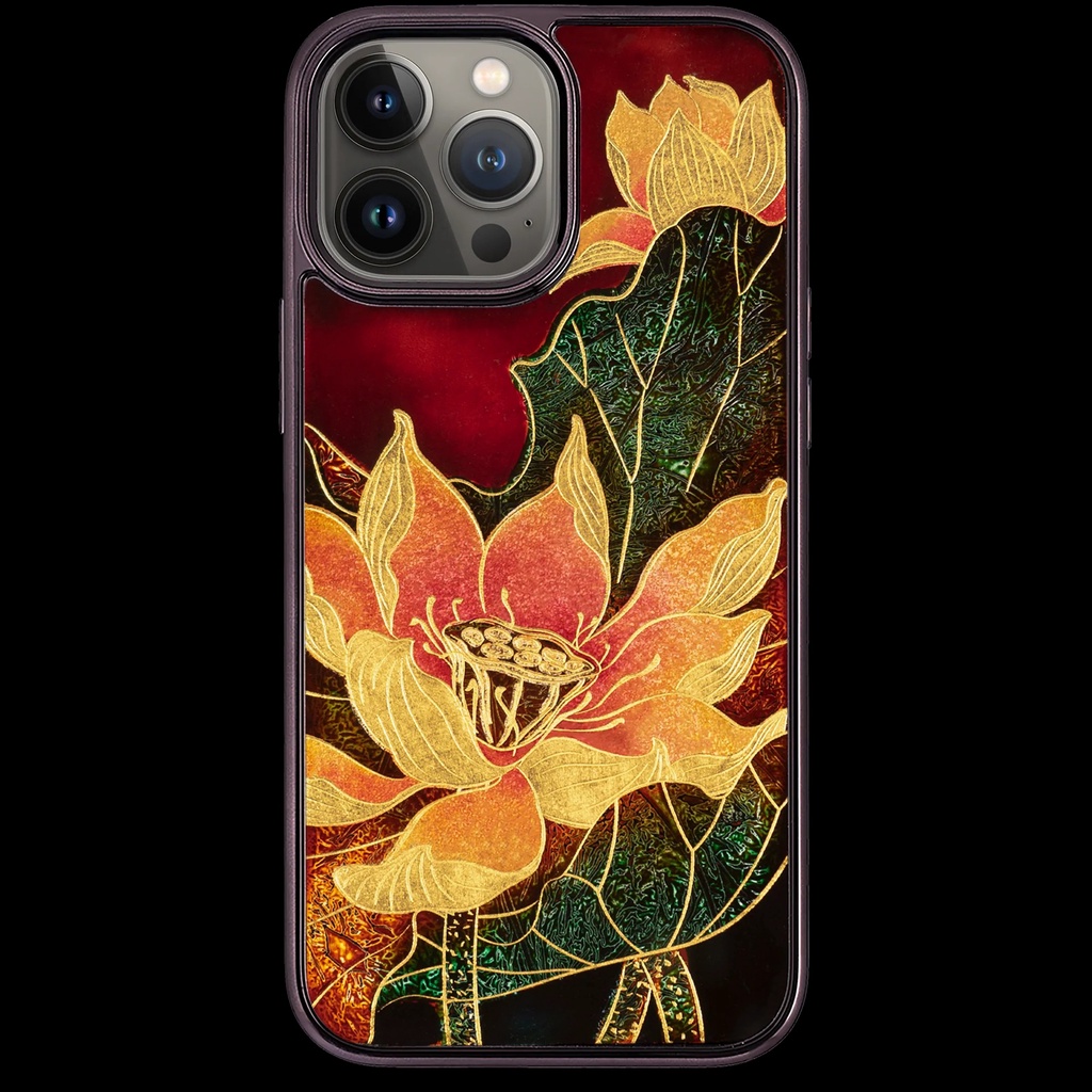 Ốp điện thoại cho iPhone 13 Pro / 13 Pro Max mẫu Tịnh Khách Hoa thương hiệu La Sonmai