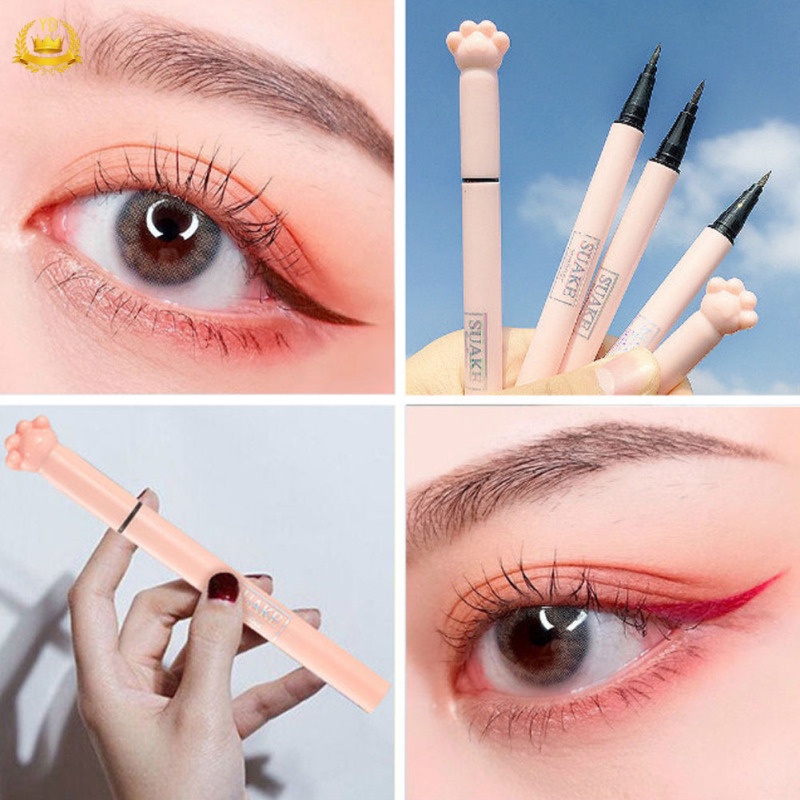Bút kẻ mắt SUAKE dạng lỏng màu đen không thấm nước không nhòe lâu dài