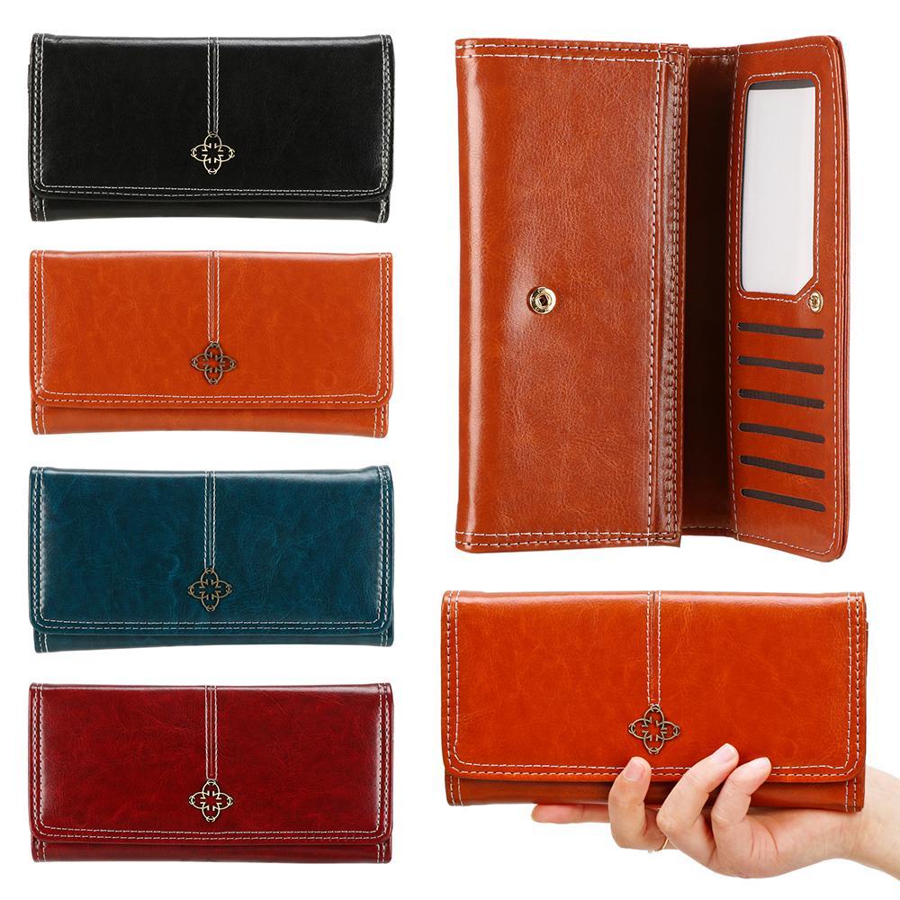 Ví Da Nữ Dạng Bì Thư Khóa Kéo Hiệu Kat1