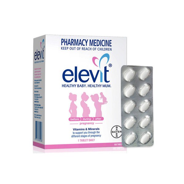 Vitamin cho bà bầu Elevit Úc 100v
