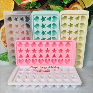 Khuôn hình trái tim, ngôi sao, chiếc lá HPL87 HỒNG PHÁT - Khay làm đá viên bằng nhựa siêu tiện lợi
